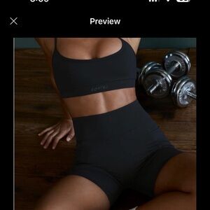 2/30$ High-Rise Black Women’s Bike Shorts with Sculpting Waistband